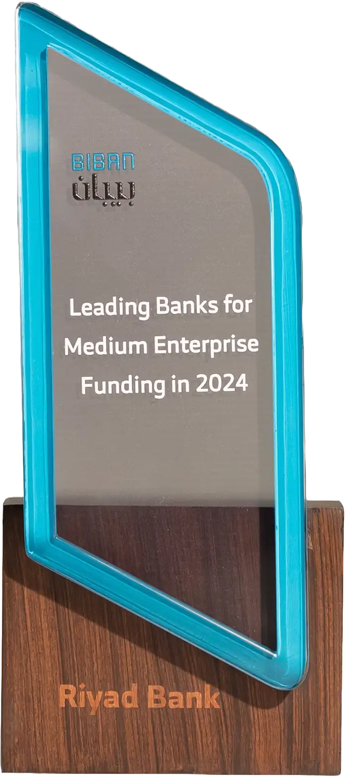 TOP BANK IN MEDIUM ENTERPRISES FINANCING BY VALUE AWARD