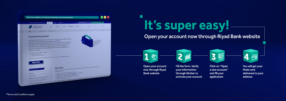 Open your current account easily 